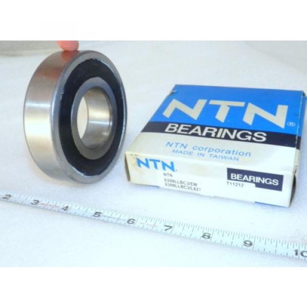 100 mm diam x 25 mm Wide  Radial Ball Bearing 45 mm Bore  NTN 6309LLBC3 / L627 #1 image