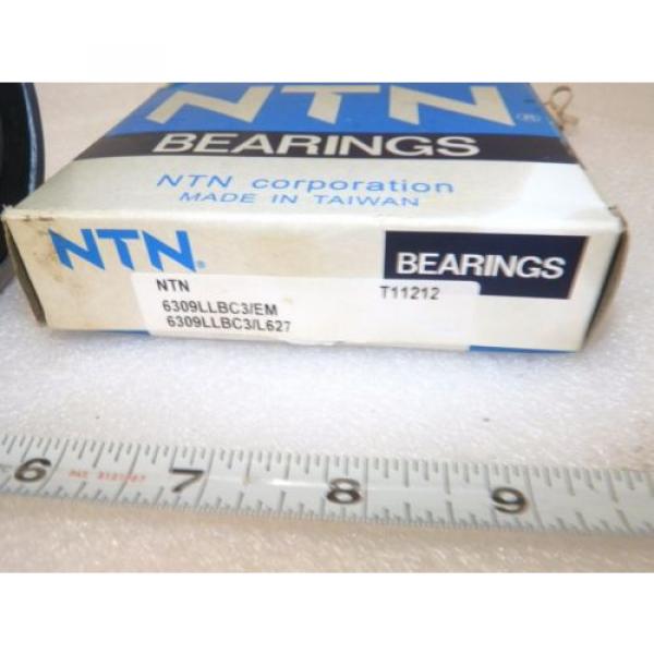 100 mm diam x 25 mm Wide  Radial Ball Bearing 45 mm Bore  NTN 6309LLBC3 / L627 #2 image