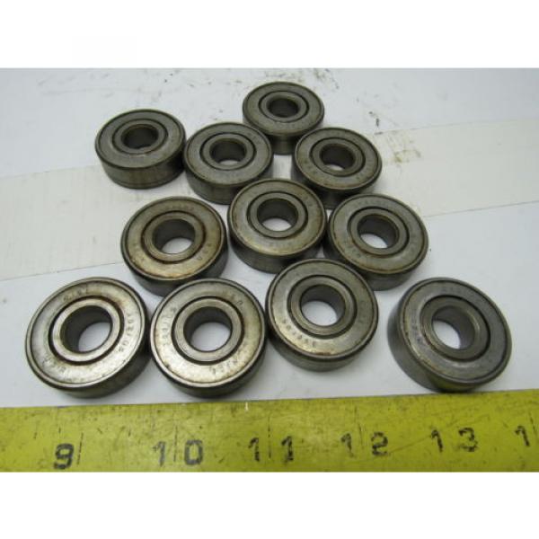 Nice 3021 DS Shielded Single Row Semi-Ground Radial Bearing .5x1.375x.4375&#034;11Pcs #1 image