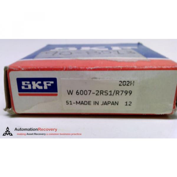 SKF W 6007-2RS1/R799, RADIAL AND DEEP GROOVE BALL BEARING,, NEW #222214 #3 image