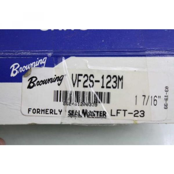 Browning VF2S-123M Flange-Mount Radial Bearing 1-7/16&#034; Bore 5782 lb Capacity #4 image