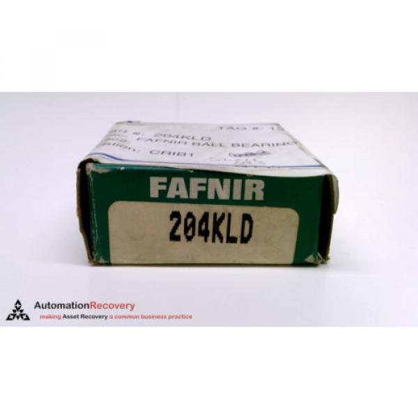 FAFNIR 204KLD , RADIAL DEEP GROOVE BALL BEARING , 20MM ID , 47MM OD, NEW #216168 #2 image