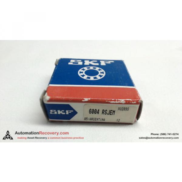 SKF 6004-RSJEM RADIAL DEEP GROOVE OD 42MM ID 20MM WIDTH 12MM, NEW #113582 #3 image