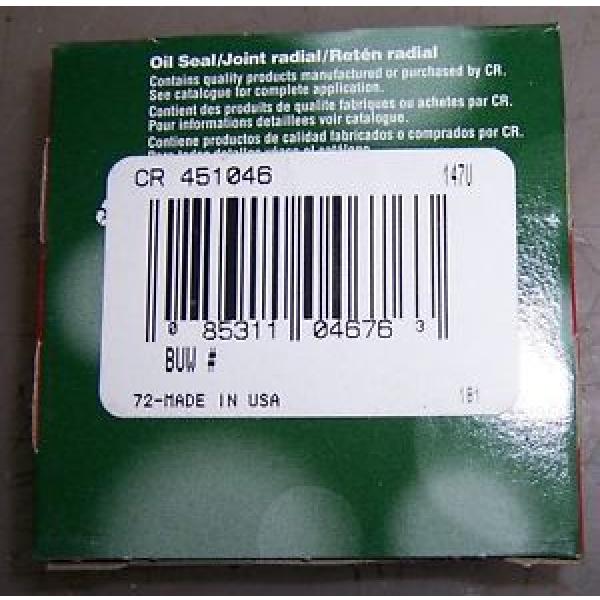 CR 451046 Oil Seal Joint radial New In Box #1 image