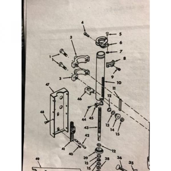 Craftsman Radial Arm Saw 113.197250 ,113.197210 Part # 815649 ARM BEARING #5 image