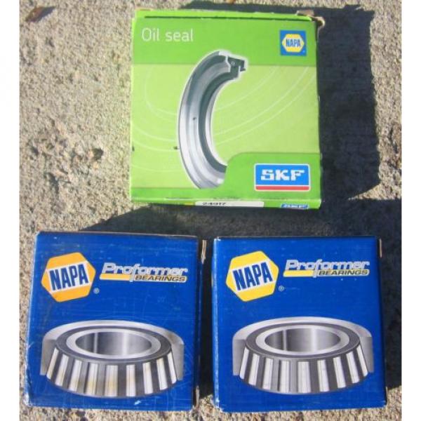 Wheel Set 2 Napa Proformer Bearings PBR37 &amp; Napa Oil Seal 24917 Joint Radial NIB #1 image