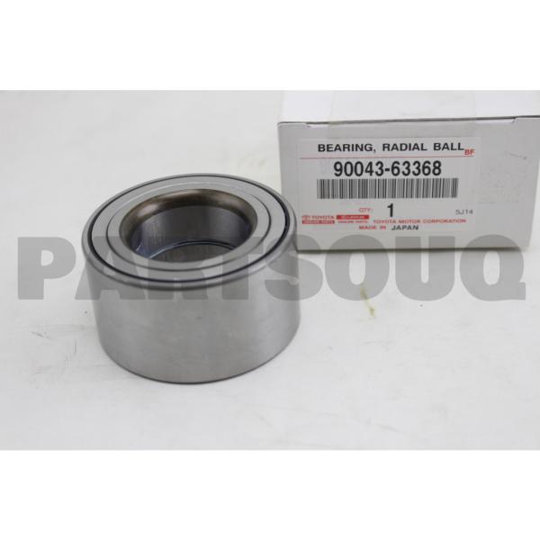 9004363368 Genuine Toyota BEARING, RADIAL BALL 90043-63368 #1 image