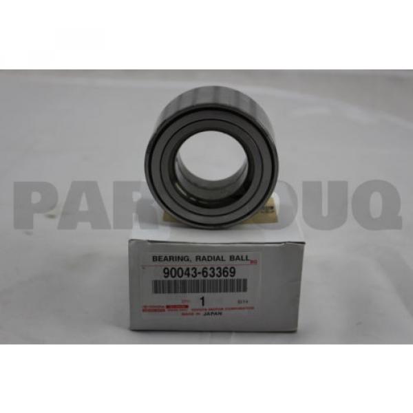 9004363369 Genuine Toyota BEARING, RADIAL BALL 90043-63369 #1 image