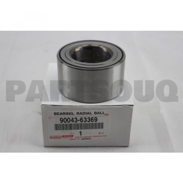 9004363369 Genuine Toyota BEARING, RADIAL BALL 90043-63369 #2 image