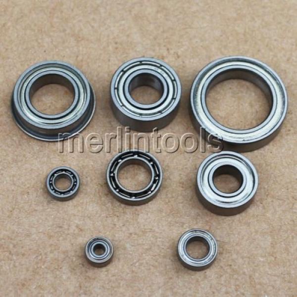 ID 3.0mm x OD 6, 7, 8, 9, 10mm Metal Deep Groove Radial Ball Bearing select size #2 image