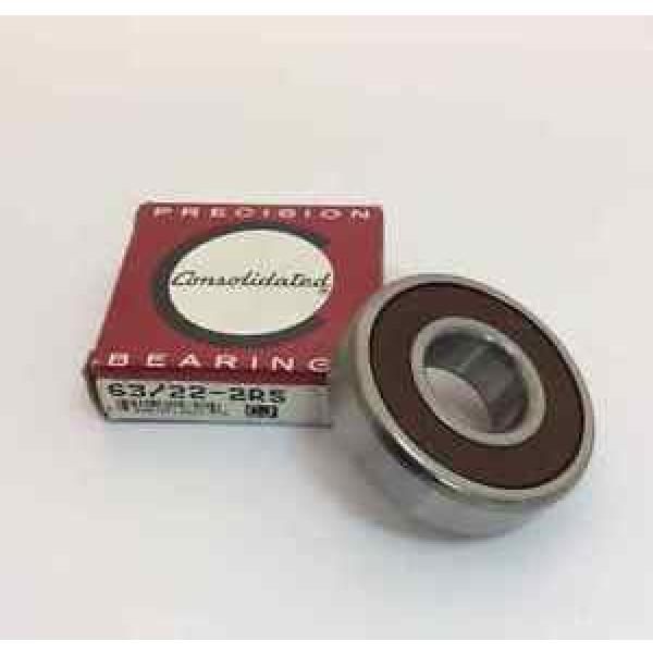 CONSOLIDATED Radial Ball Bearing 63/22-2RS / 63 22 2RS - LOT OF 5 #1 image