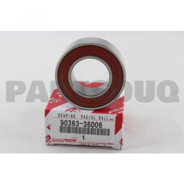 9036336006 Genuine Toyota BEARING, RADIAL BALL 90363-36006 #2 image