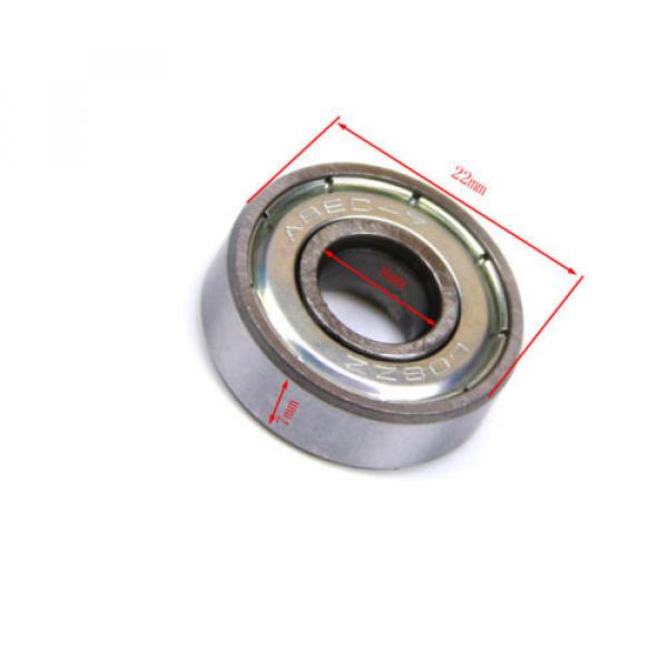 2x 1.4&#034; Outer 15mm x 35mm x 11mm 6202Z Shielded Deep Groove Radial Ball Bearing #2 image