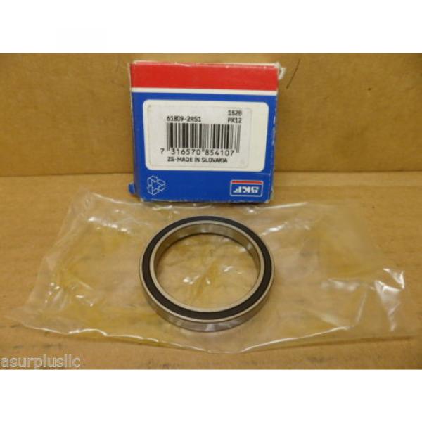 SKF 61809-2RS1 RADIAL BALL BEARING  NOS #1 image