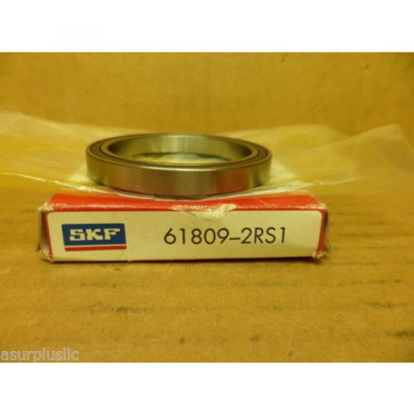 SKF 61809-2RS1 RADIAL BALL BEARING  NOS #4 image