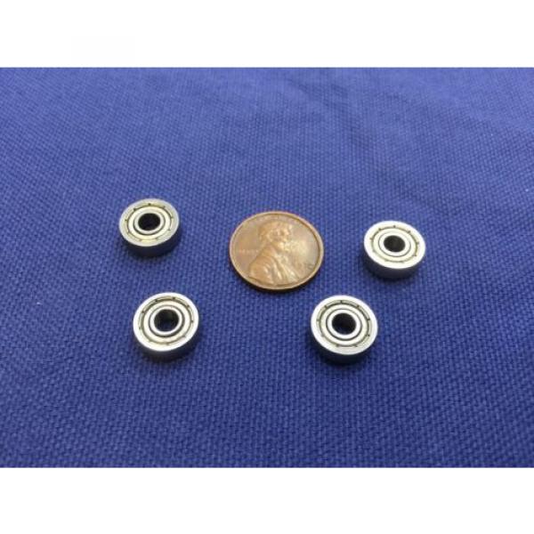 4x Miniature Rubber Sealed Metal Shielded 12 Metric Radial Ball Bearing 604ZZ A8 #1 image