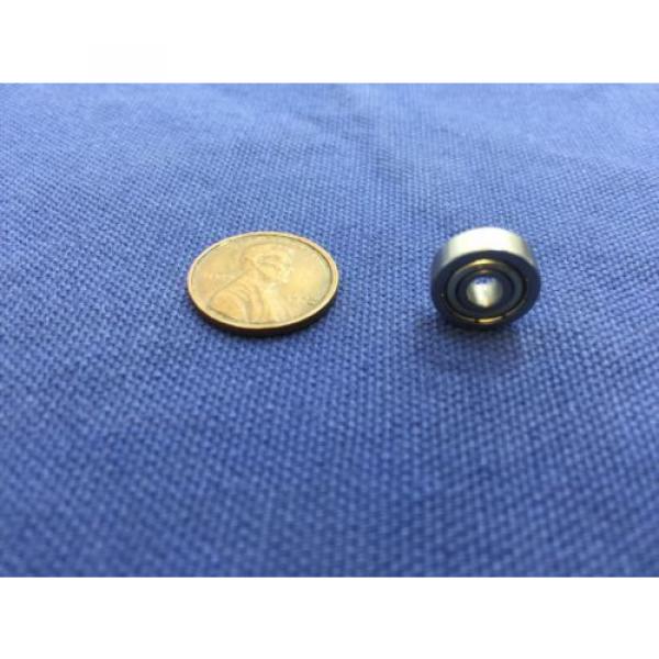 4x Miniature Rubber Sealed Metal Shielded 12 Metric Radial Ball Bearing 604ZZ A8 #2 image