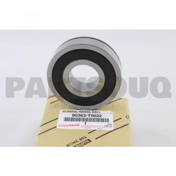 90363T0022 Genuine Toyota BEARING,RADIAL BALL 90363-T0022 #2 image