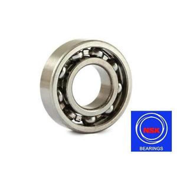 6303 17x47x14mm C3 Open Unshielded NSK Radial Deep Groove Ball Bearing #1 image