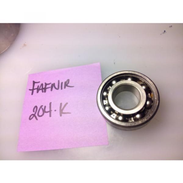 FAFNIR / torrington # 204-K , SINGLE GROOVE RADIAL BALL BEARING 35 MM ID, 72 MM #2 image