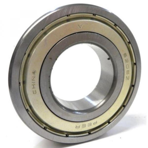 PEER, RADIAL DEEP GROOVE BALL BEARING, 6206Z, 30 X 62 X 16 MM, LOT OF 2 #4 image