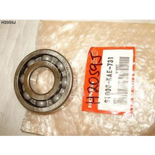 HONDA CR 250 500 TR 200 TRX 200 250 RADIAL BALL BEARING GEN 91008-KAE-731 H2059J #1 image