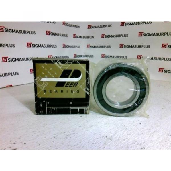 NEW Peer 6213-2RS-C3 Radial Ball Bearing Bore Dia 2.600&#034; Overall Dia 4.731&#034; #1 image