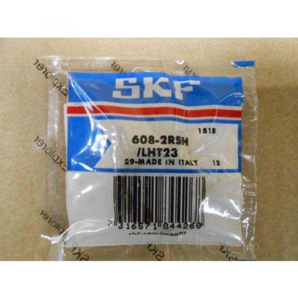 1 NIB SKF 608-2RSH/LHT23 6082RSH/LHT23 RADIAL DEEP GROOVE BALL BEARING #2 image