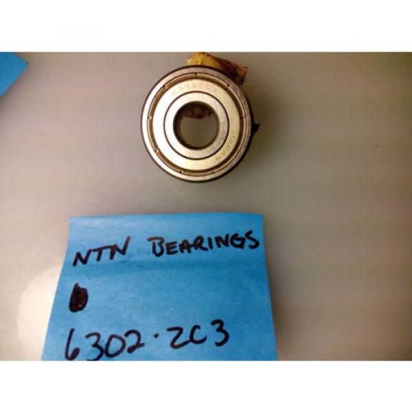 NTN 6302ZC3 RADIAL/DEEP GROOVE BALL BEARING #1 image