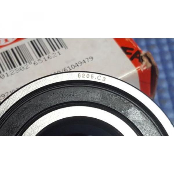 FAG- 1 Row, 15mm Wide, 52mm Outside Diameter, Radial Ball Bearing  6205 2RSRC3 #2 image