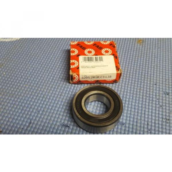 FAG- 1 Row, 15mm Wide, 52mm Outside Diameter, Radial Ball Bearing  6205 2RSRC3 #4 image