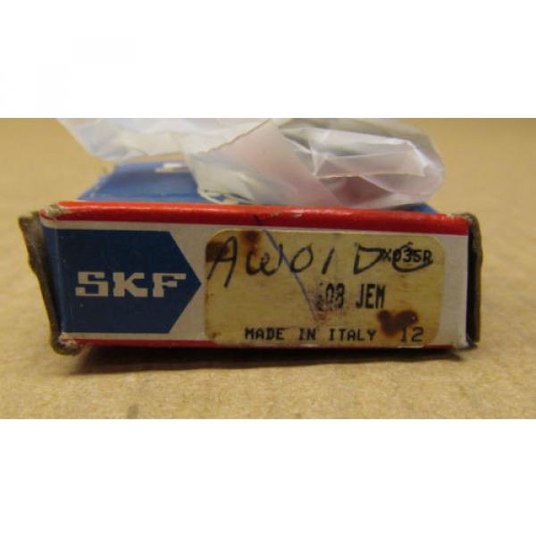 1 NIB SKF 608 JEM 608JEM RADIAL/DEEP GROOVE BALL BEARING 8MM ID, 22MM OD, 7MM WI #2 image