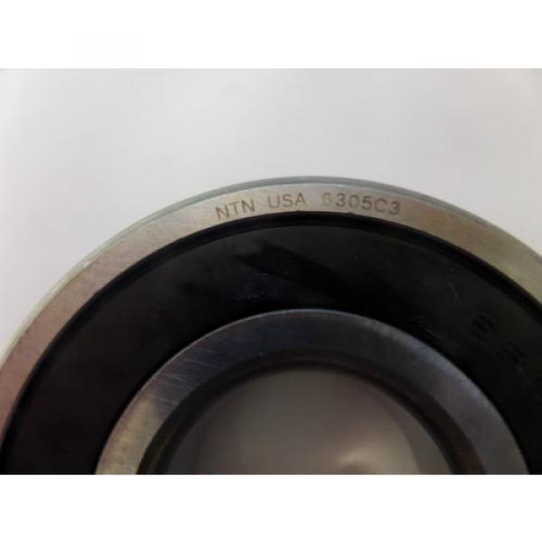 NTN Sealed Radial Ball Bearing 6305LLBC3/L627 (A100) 6305LLBC3L627 New #3 image