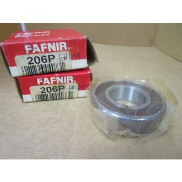 LOT OF 2 Fafnir Torrington Single Groove Radial Ball Bearing 206P New #1 image