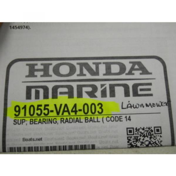 Honda NOS HR194, HRA214, all years, Radial Ball Bearing Sup, # 91055-VA4-003   M #3 image