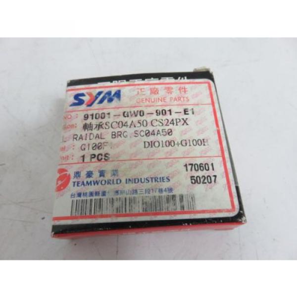 OEM SYM Shark Red Devil Mask Jet - Radial Ball Bearing 6901U PN 91001-GW0-901-E1 #2 image