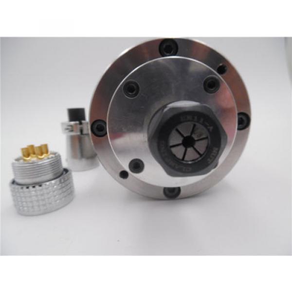 800W ER11 Water-cooled Spindle Motor D=65mm 4Bearing 24000RPM High Speed CNC #5 image