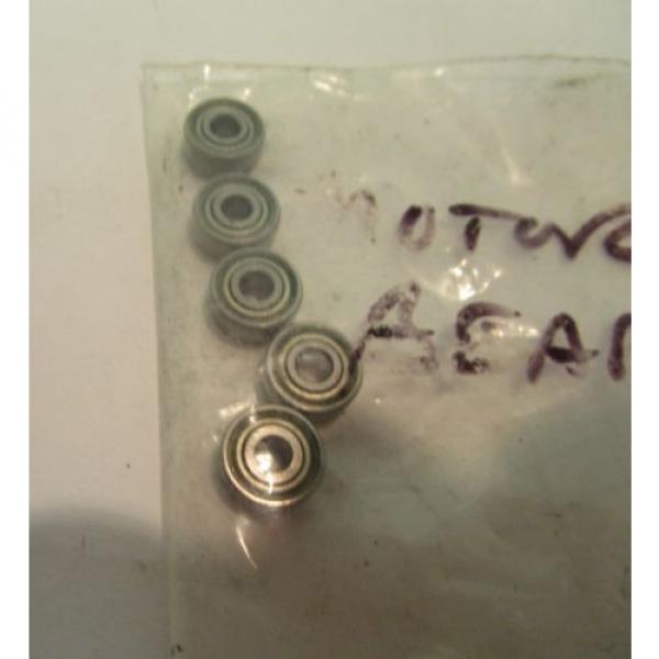 RC Model Parts/Tools - 5 Small Motor Bearings - ASC767B _ Use origin Unknown #3 image