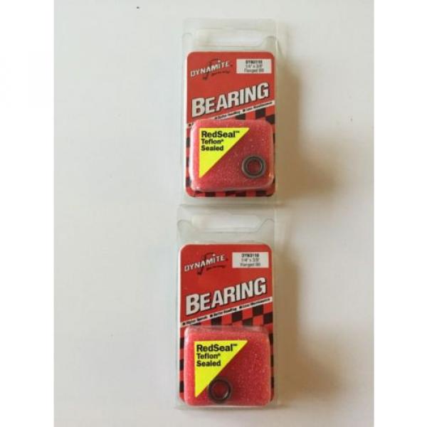 New Lot Dynamite Bearing Unflanged Flanged Motor Bearings 5mm 1/8 Teflon #2 image