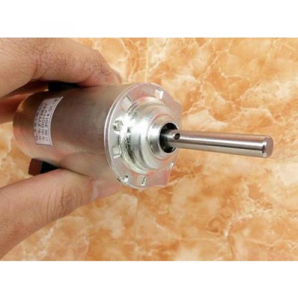 1PCS 2800rpm Large Torque Dual Ball Bearing Replaceable Carbon Brush DC12V Motor #3 image