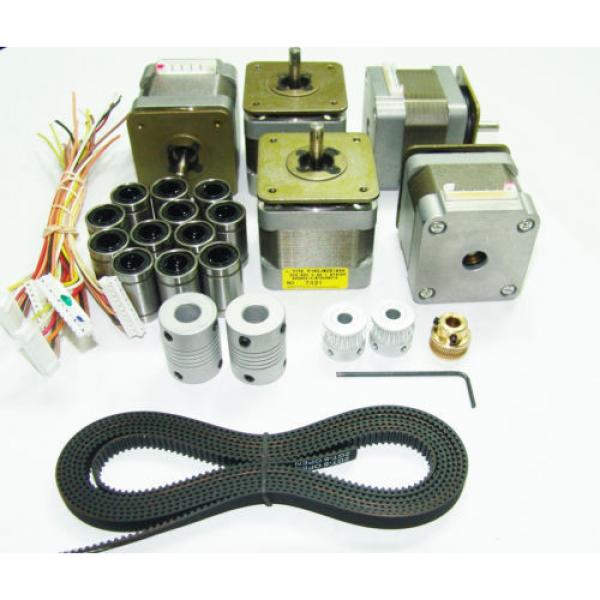 5 Nema 17 Japan Servo Stepper Motors GT2 Belt Pulleys Bearings Couplers 3D Kit #1 image