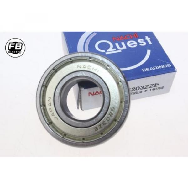 1pcs Nachi Ball Bearing 6203-ZZE 17x40x12mm Electric Motor High Quality Bearing #4 image