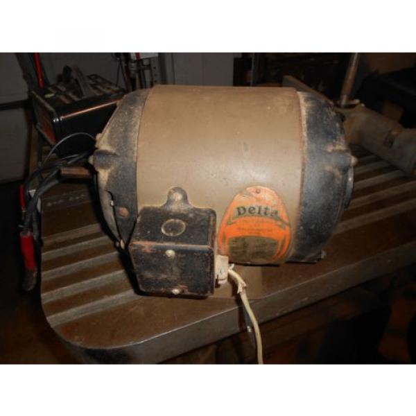 Delta Ball Bearing 1 Hp 1 Ph Repulsion-Induction Motor 110/220 Volts  Shaper #2 image