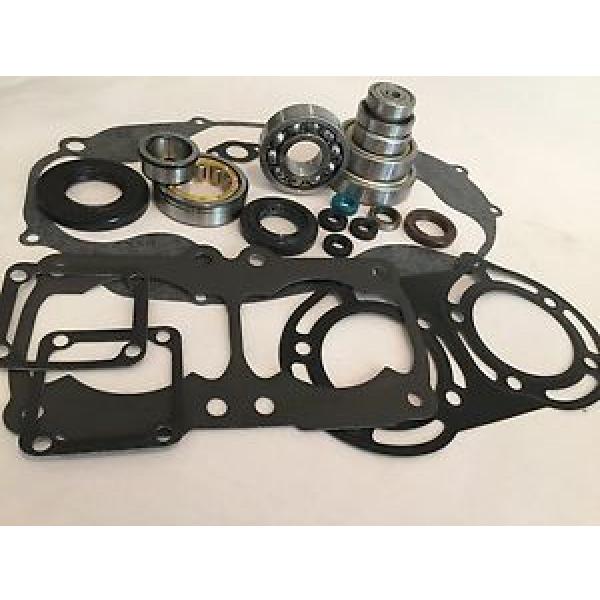 Yamaha Banshee Gasket &amp; Bottom End Motor Bearing &amp; Seal Rebuild Kit Crank Clutch #1 image