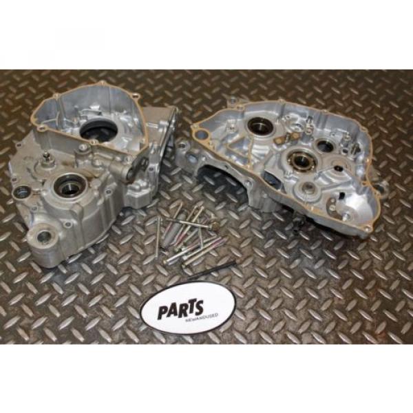 2010 Kawasaki KX250F Motor/Engine Left and Right Crank Cases with Bearings #5 image