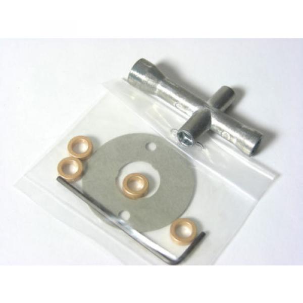 Tamiya TA01 TA02 TA02SW 4Way Cross &amp; 1.5mm Hex Wrenches Motor Plate 850 Bearings #3 image