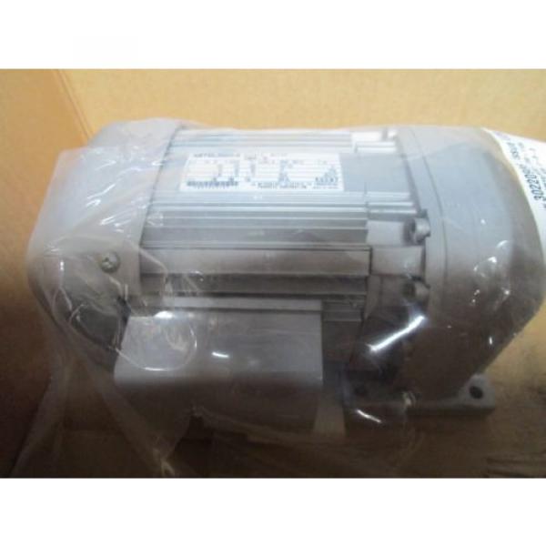 MITSUBISHI GM-S 076-52C GEARED MOTOR 0.2 KW 4P 3PHASE RATIO 1:10, 150/180R/MIN #5 image