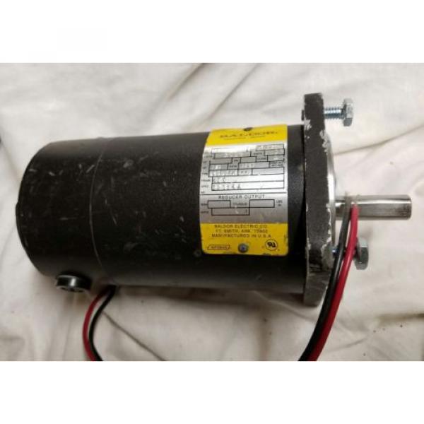 BALDOR  DC Motor 1/8 HP 90 Volts 1725 RPM Motor Refurbished new bearings #1 image