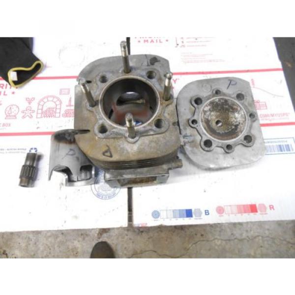 1977 Yamaha GP 440 snowmobile MOTOR PARTS: PTO-JUG-HEAD-PISTON-PIN-BEARING #1 image