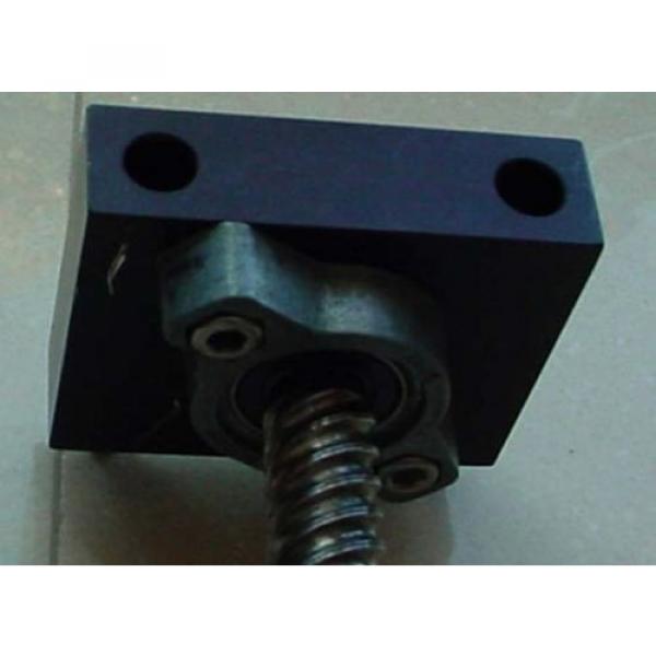 LEAD SCREW BALL SCREW STEPPER MOTOR END BEARING BLOCK LENGTH 34.1/2&#034; CNC. #4 image